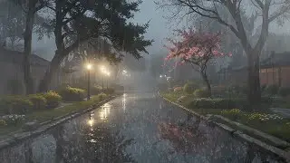 Soothing Rainfall Sounds and Calm Night Ambience for Sleeping, Relaxation and Inner Peace