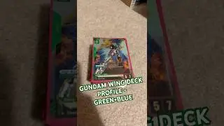GUNDAM WING DECK PROFILE - Green & Blue #gundamcardgame #gcg #gundam #bandai