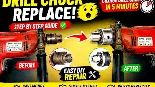 How to replace drill chuck