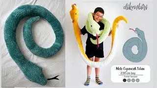 Melo Toy Snake Pattern Sewing Tutorial | Snake Stuffed Animal Sewing Pattern