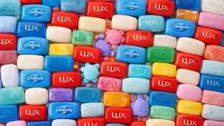 Soap Unboxing ASMR | Blue Lifebuoy & Red Lux Soaps | Satisfying Colors & Sounds