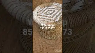 handmakers Home decor white Mudda stool for home decor #furniture #short#homedecor#livingroom #diy