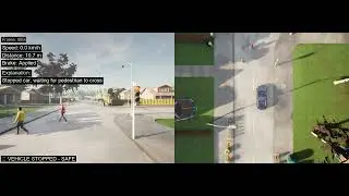 🚶 Pedestrian Crossing Explained with ADAS | CARLA Simulation + AI Explanations