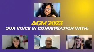 ALLFIE AGM Conference 2023 | Our Voice in Conversation With: