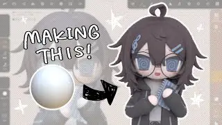 3D Tall Chibi Comms Process | Nomad Sculpt + Blender Timelaps