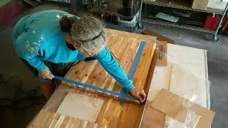 Butcher Block in the Bathroom ~ howididit ~