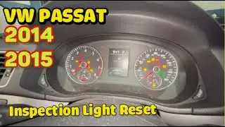 Как сбросить индикатор уровня масла на Volkswagen Passat 2014