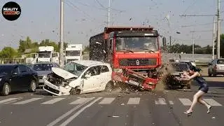 Shocking Moments Of Idiots In Cars Got Instant Karma | Best of the Month