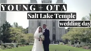 Salt Lake Temple Wedding  |  Young + Ota