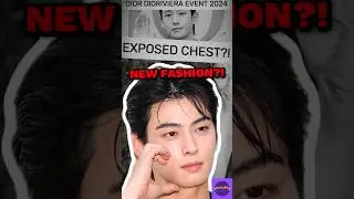 Fashion Frenzy: Cha Eunwoo In's Bold Fashion Choices at DIOR Dioriviera Event #kpopnews #chaeunwoo
