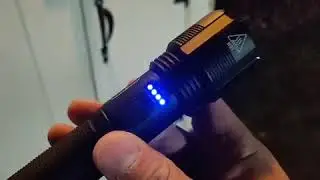 XHP50 LED Rechargeable Flashlight,Tactical Flashlight Review, Excellent quality with wide & spot bea