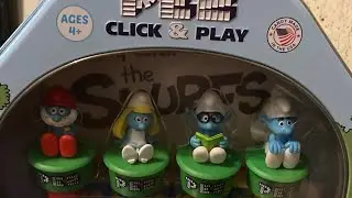My New Smurfs Pez Set in a Collectible Tin - Shorts