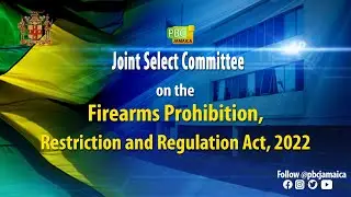 Joint Select Committee || Firearms Prohibition Restriction & Regulation Act, 2022 - July 19, 2022