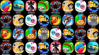 We're Impostors,Skibidi Toilet,Juan Cat,Love Balls,Archero,Mech Arena,Car Eats Car 5,GuyBeasts Game