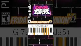 Friday Night Funkin&rsquo; &ldquo;Fresh&rdquo; Chords 🔥🎹🔥 Cm 120 bpm #Fresh #FridayNightFunkin #KawaiSprite