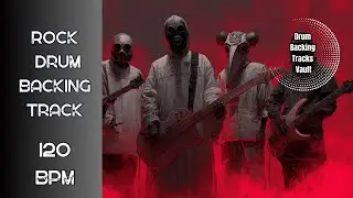 120 BPM Death Metal Drum Backing Track | Mid-Tempo March | Royalty Free Drum Loop