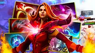 LINA CARRY IS INSANE - Full 6 Slotted Game