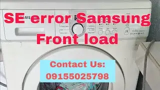 SE error Samsung frontload Automatic washing at Cabuyao
