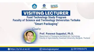VISITING LECTURER - Food Technology Study Program FST UT : 