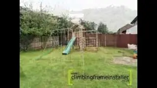 Action Monmouth Wooden Climbing Frame with Monkey Bar Set, Climbing Frame Installer