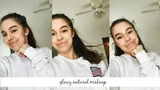 GLOWY NATURAL MAKEUP ROUTINE  FT CHOCOLATE BAR PALLETE| Chit Chat