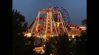 The View of Pixar Pier at Night
