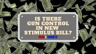 Is There Gun Control In The New Stimulus Bill (Phase 4 July - Aug 2020)