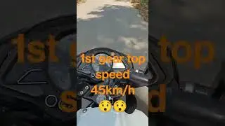 Ns200 1st gear top speed#ns200topspeed# ns200#bajajns200 #speed#shorts
