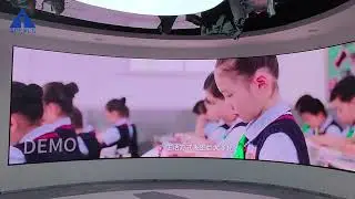 Curved LED display screen wonderful case &mdash; Wider viewing angle Excellent visual presentation