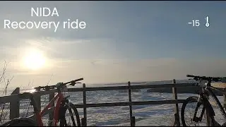 Dviračiais Nidoje -15 laipsnių &scaron;altyje | recovery ride | post Slibinai 2024, NIDA #2
