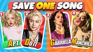 SAVE ONE SONG 💜From A to Z ✨ | Pick Your Favorite Song! 😎 | Music Quiz 
