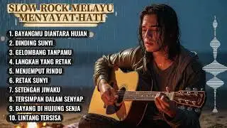 SLOW ROCK MELAYU TERBARU 2025🎶/LAGU BALLAD MENYAYAT HATI💔/Slow Melayu🎶