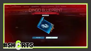 White Dingo Blueprint Drop After a Rocket League Match (CompilationClips #Shorts)