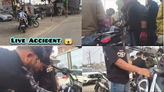 LIVE ACCIDENT 😭 BMW G310 RR || REACTION VIDEO GONE WRONG 