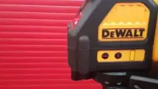DeWalt Laser  DCE088D1R  + DE0892 vs DCE088D1G widocznosc wiazek