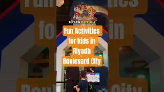 Fun Activities for kids at Riyadh boulevard city #riyadhlife #saudiarab #kidsfun #kidsactivities