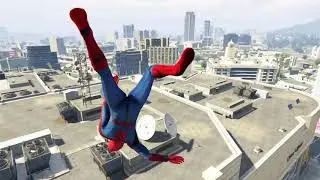 GTA 5 Spider-Man Super Jump Ragdoll | Funny Moments & Epic Fails