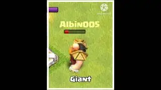 Grand Warden Vs Giant #clashofclans #shorts #youtubeshorts #albin005