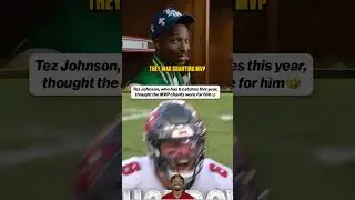 Tez thought he was getting MVP chants 🤣 #nfl #celebration #mvp #flip #buccaneers #tezjohnson