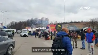 Health needs of families journeying across the Ukrainian border