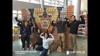 Champlin Architecture CANstruction 2018