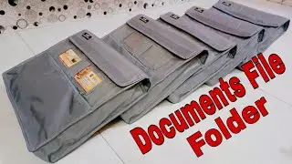DIY: Documents Organizer Bag With Multiple Pockets Tutorial By Anamika Mishra...