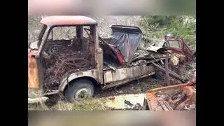 Abandoned Cars in Sweden - Bastnas. Cmentarzysko samochodów w Szwecji