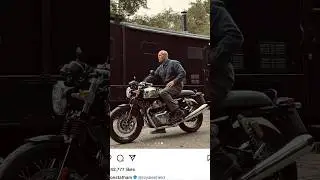 Continental GT X Jason Statham #continentalgt650 #jasonstatham #caferacer #mrclean #bike