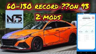 What dragy 60-130 times can a Elantra N get ?!