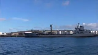 Rhon German Naval Replenishment Oiler A1443 at Belfast