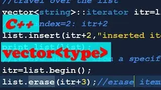 Short lecture 1 C++ STL:  vector data structure example.