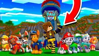 LA SUSCRIPTORA SE CONVIERTE EN L&Iacute;DER DE LA PAW PATROL EN MINECRAFT 😱