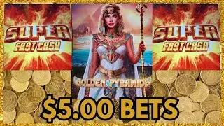 🔥 4 Bonuses on $5 Bets! Ultimate Fast Cash Golden Pyramid Goes WILD!