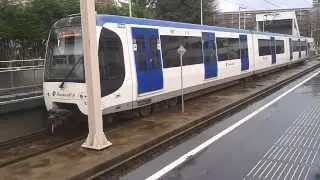 RET Metro 2x1*Type RSG3 op Romeynshof richting Binnenhof & Schiedam Centrum (metrolijn A)